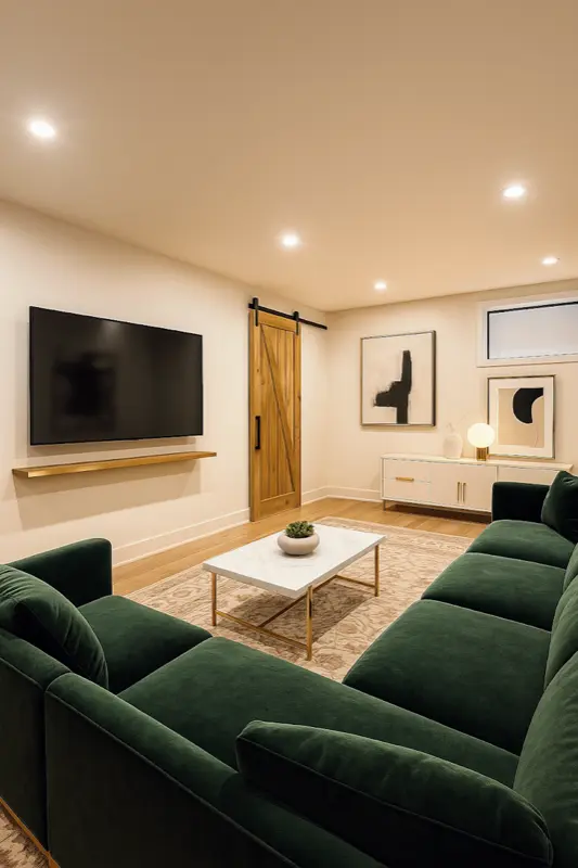 SALON CONTEMPORAIN - Design d'intérieur Résidentiel par Darelle Design Montréal