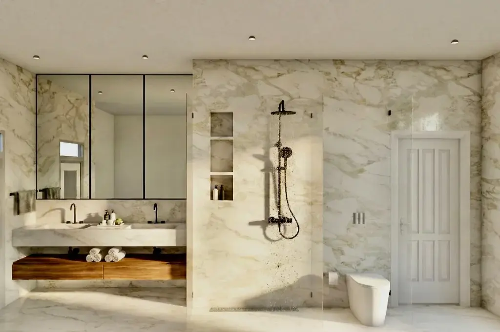 design intérieur d'une salle de bain à montréal