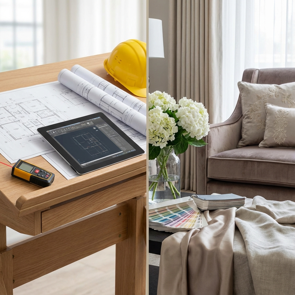 Designer d'intérieur vs Décorateur : Quelle est la différence ?