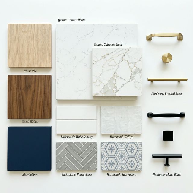 Material and finish selection for custom kitchen — Darelle Design